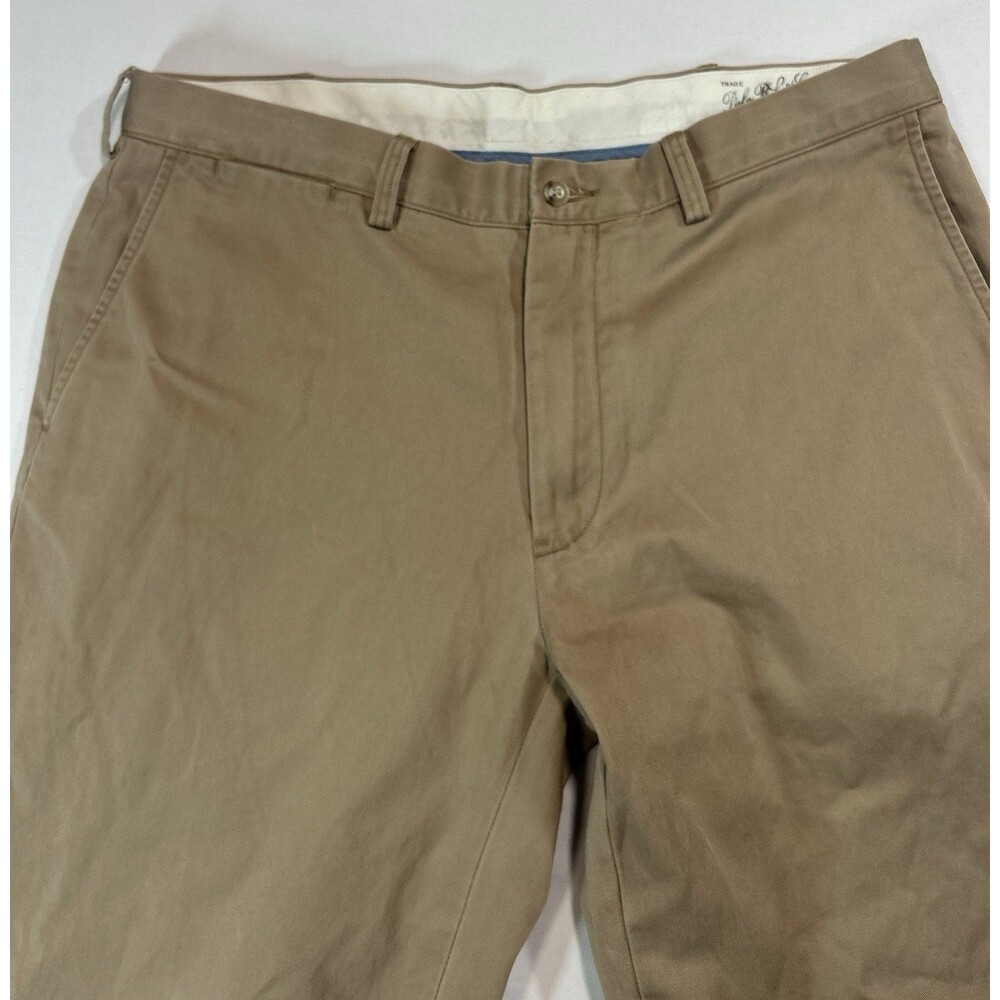 Polo Ralph Lauren Mens Chino Pants Classic Fit Beige Khaki Size 36x30 Cotton